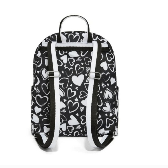 Brighton Love Heart Backpack - Black and White - Picture 3 of 8
